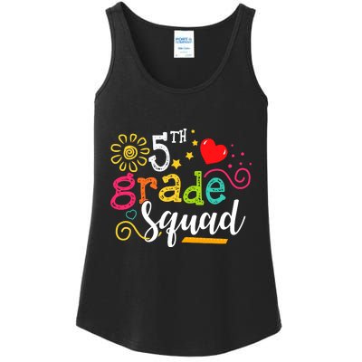 5th Grade Squad Student Teacher Gift Back To School Ladies Essential Tank