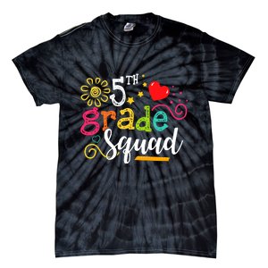 5th Grade Squad Student Teacher Gift Back To School Tie-Dye T-Shirt