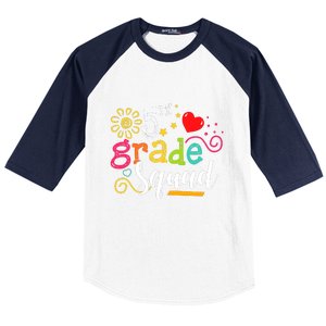 5th Grade Squad Student Teacher Gift Back To School Baseball Sleeve Shirt