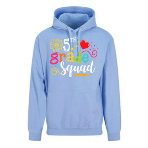 5th Grade Squad Student Teacher Gift Back To School Unisex Surf Hoodie