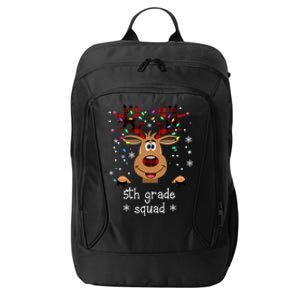 5th Grade Squad Reindeer Christmas City Backpack