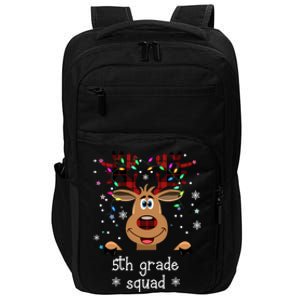 5th Grade Squad Reindeer Christmas Impact Tech Backpack