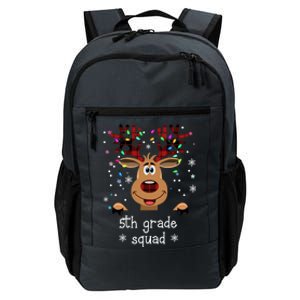 5th Grade Squad Reindeer Christmas Daily Commute Backpack