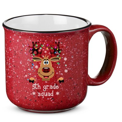 5th Grade Squad Reindeer Christmas 15oz Campfire Ceramic Mug