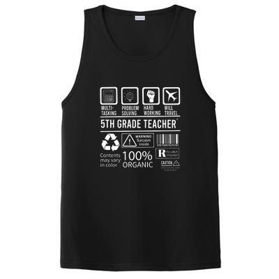 5th Grade Teacher MultiTasking Certified Job Gift Fifth Grade PosiCharge Competitor Tank