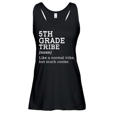 5th Grade Tribe Back To School Gift Teacher Fifth Grade Team Gift Ladies Essential Flowy Tank