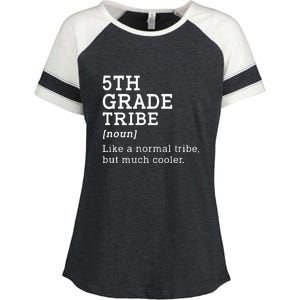 5th Grade Tribe Back To School Gift Teacher Fifth Grade Team Gift Enza Ladies Jersey Colorblock Tee