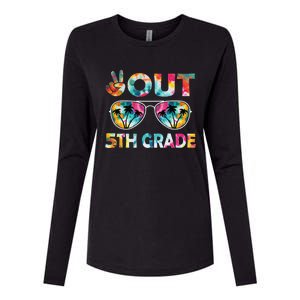 5th Grade Tie Dye Graduation Last Day Of School Fifth Grade Womens Cotton Relaxed Long Sleeve T-Shirt