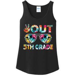 5th Grade Tie Dye Graduation Last Day Of School Fifth Grade Ladies Essential Tank