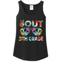 5th Grade Tie Dye Graduation Last Day Of School Fifth Grade Ladies Essential Tank