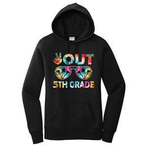 5th Grade Tie Dye Graduation Last Day Of School Fifth Grade Women's Pullover Hoodie