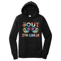 5th Grade Tie Dye Graduation Last Day Of School Fifth Grade Women's Pullover Hoodie