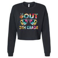 5th Grade Tie Dye Graduation Last Day Of School Fifth Grade Cropped Pullover Crew