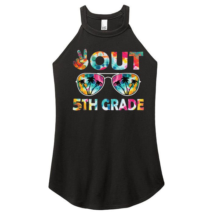 5th Grade Tie Dye Graduation Last Day Of School Fifth Grade Women's Perfect Tri Rocker Tank