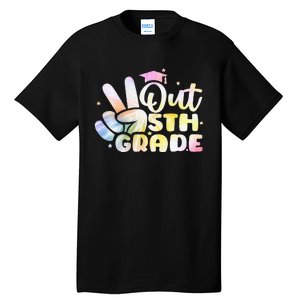 5th Grade Tie Dye Graduation Last Day Of School Fifth Grade Tall T-Shirt