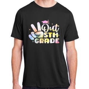 5th Grade Tie Dye Graduation Last Day Of School Fifth Grade Adult ChromaSoft Performance T-Shirt