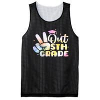 5th Grade Tie Dye Graduation Last Day Of School Fifth Grade Mesh Reversible Basketball Jersey Tank