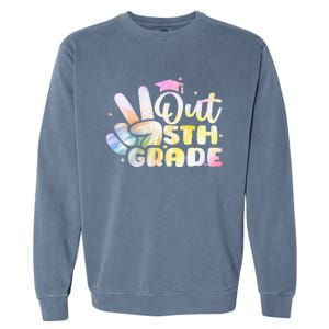 5th Grade Tie Dye Graduation Last Day Of School Fifth Grade Garment-Dyed Sweatshirt