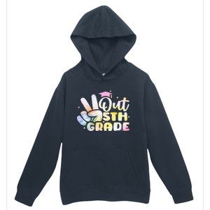 5th Grade Tie Dye Graduation Last Day Of School Fifth Grade Urban Pullover Hoodie