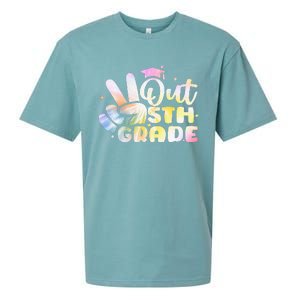 5th Grade Tie Dye Graduation Last Day Of School Fifth Grade Sueded Cloud Jersey T-Shirt