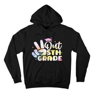 5th Grade Tie Dye Graduation Last Day Of School Fifth Grade Hoodie