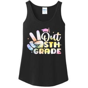 5th Grade Tie Dye Graduation Last Day Of School Fifth Grade Ladies Essential Tank