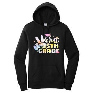 5th Grade Tie Dye Graduation Last Day Of School Fifth Grade Women's Pullover Hoodie