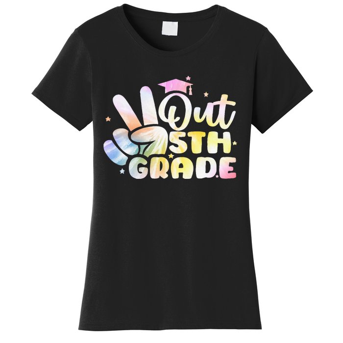 5th Grade Tie Dye Graduation Last Day Of School Fifth Grade Women's T-Shirt