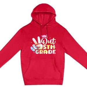 5th Grade Tie Dye Graduation Last Day Of School Fifth Grade Premium Pullover Hoodie