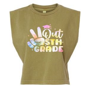 5th Grade Tie Dye Graduation Last Day Of School Fifth Grade Garment-Dyed Women's Muscle Tee