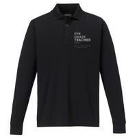 5th Grade Teacher Idea For Fifth Grade Teacher Gift Performance Long Sleeve Polo