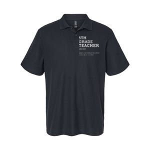 5th Grade Teacher Idea For Fifth Grade Teacher Gift Softstyle Adult Sport Polo