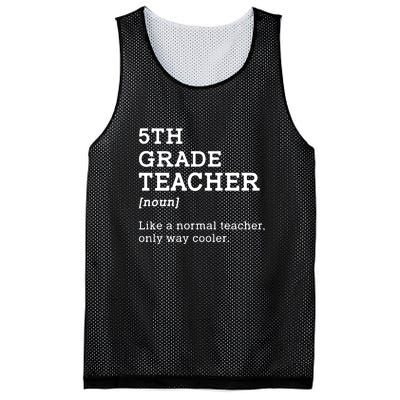 5th Grade Teacher Idea For Fifth Grade Teacher Gift Mesh Reversible Basketball Jersey Tank