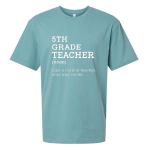 5th Grade Teacher Idea For Fifth Grade Teacher Gift Sueded Cloud Jersey T-Shirt