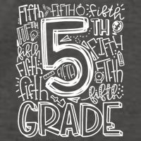 5th Grade Typography Team Fifth Grade Teacher Back To School Vector Backpack
