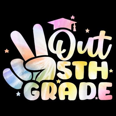 5th Grade Tie Dye Graduation Last Day Of School Fifth Grade T-Shirt
