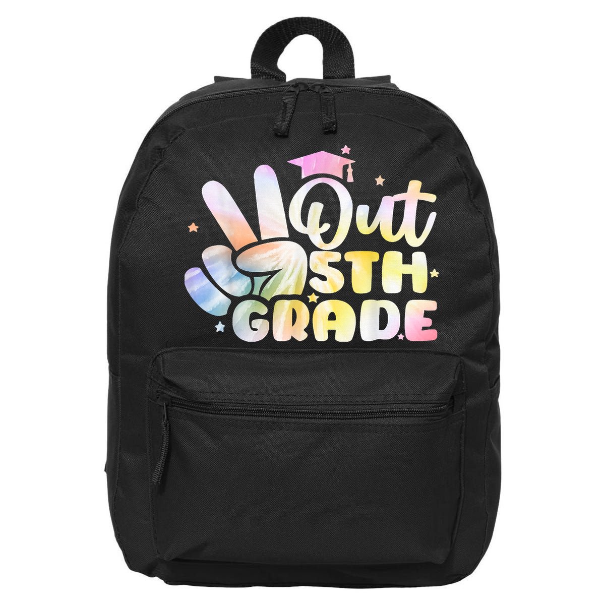 5th Grade Tie Dye Graduation Last Day Of School Fifth Grade 16 in Basic Backpack