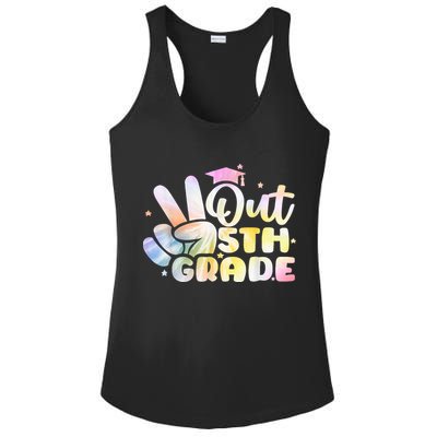 5th Grade Tie Dye Graduation Last Day Of School Fifth Grade Ladies PosiCharge Competitor Racerback Tank