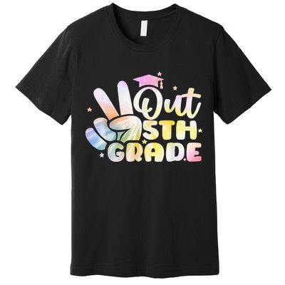 5th Grade Tie Dye Graduation Last Day Of School Fifth Grade Premium T-Shirt