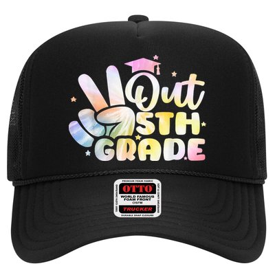 5th Grade Tie Dye Graduation Last Day Of School Fifth Grade Trucker Hat