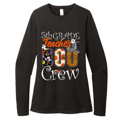 5th Grade Teacher Boo Crew Halloween 5th Fifth Grade Teacher Womens CVC Long Sleeve Shirt