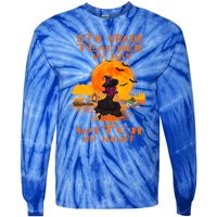 5Th Grade Teacher By Day Witch By Night Halloween Costume Gift Tie-Dye Long Sleeve Shirt