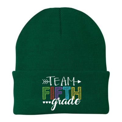 5Th Grade Teacher Student Team Fifth Grade Gift Knit Cap Winter Beanie