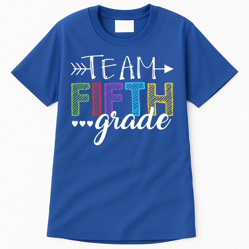 5Th Grade Teacher Student Team Fifth Grade Gift Tall T-Shirt