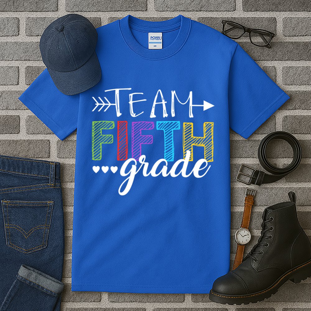 5Th Grade Teacher Student Team Fifth Grade Gift Tall T-Shirt