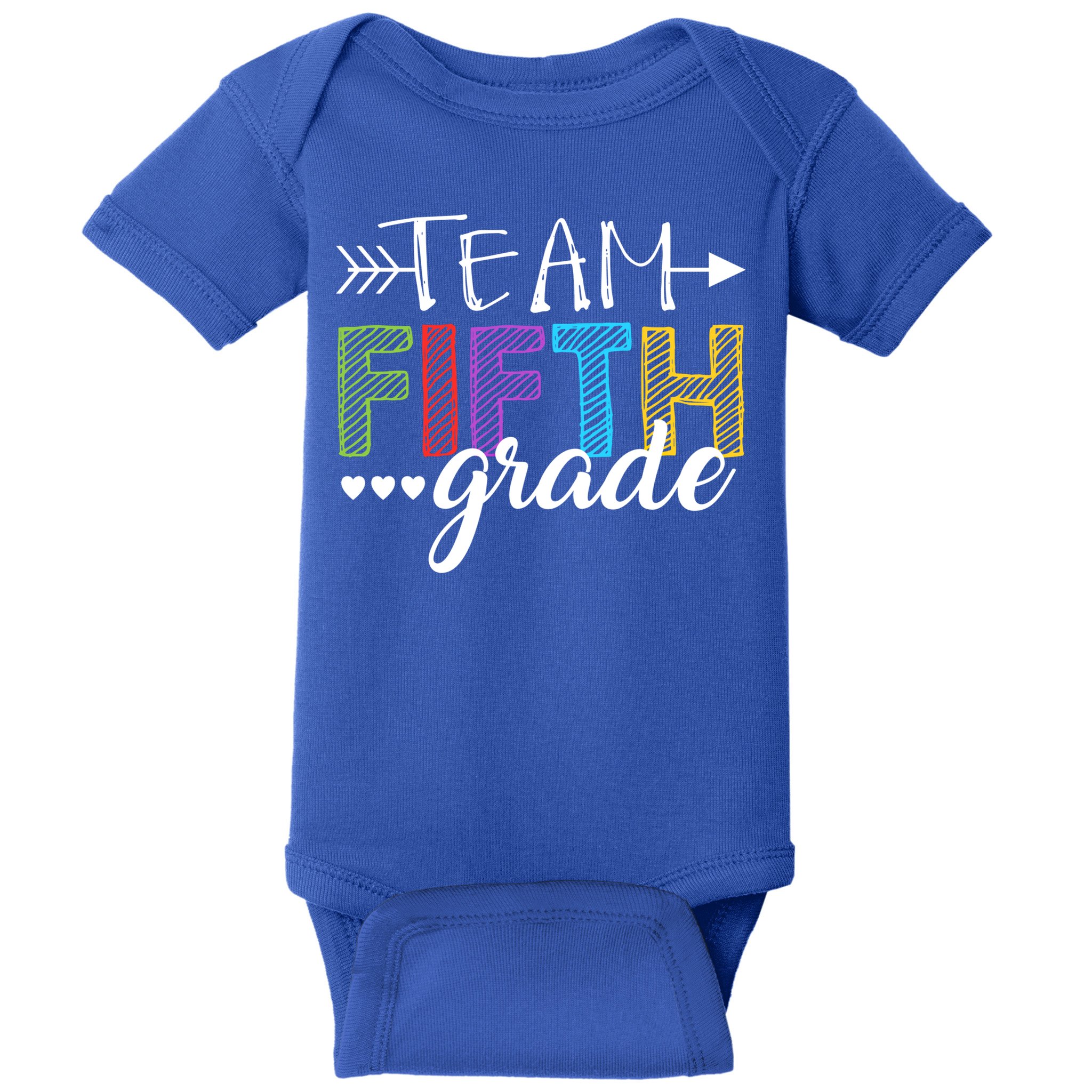 5Th Grade Teacher Student Team Fifth Grade Gift Baby Bodysuit