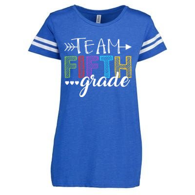 5Th Grade Teacher Student Team Fifth Grade Gift Enza Ladies Jersey Football T-Shirt