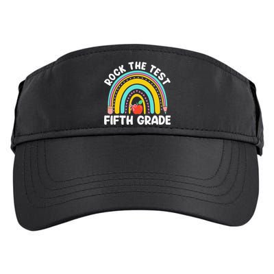 5th Grade Teacher Rock The Test Day Fifth Grade Testing Day Adult Drive Performance Visor