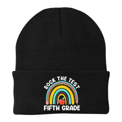 5th Grade Teacher Rock The Test Day Fifth Grade Testing Day Beanie