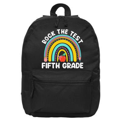 5th Grade Teacher Rock The Test Day Fifth Grade Testing Day 16 in Basic Backpack